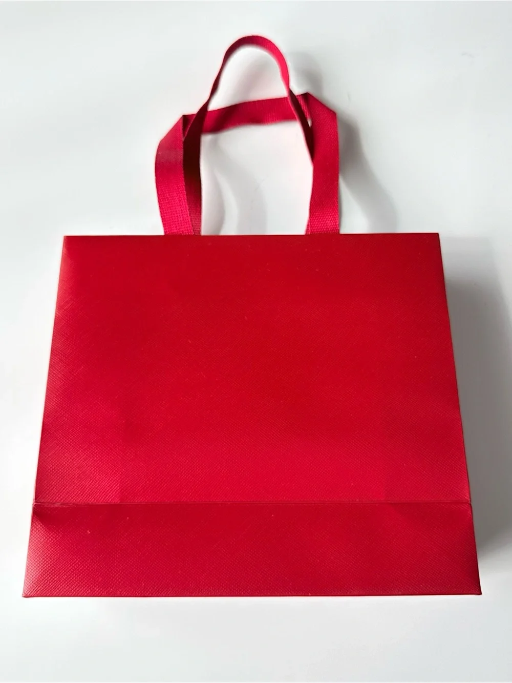 Brand New Cartier 100% Authentic Gift Bag Tote 8x7x3 RED